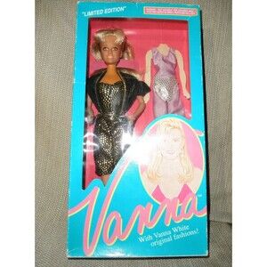 NEW 1990 VINTAGE,HOME SHOPPING CLUB, VANNA WHITE LIMITED EDITION BLACK/GOLD
